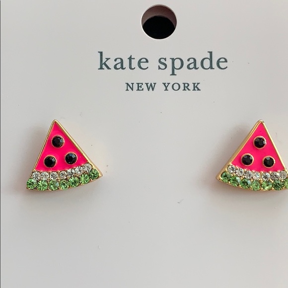 Authentic Kate Spade Watermelon Earrings - Picture 2 of 3